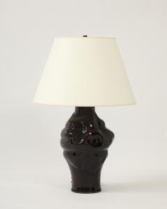 Glazed Ceramic Table Lamp France 20th C - 4207423