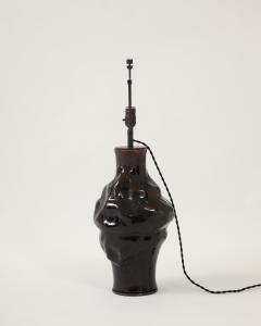 Glazed Ceramic Table Lamp France 20th C - 4207428