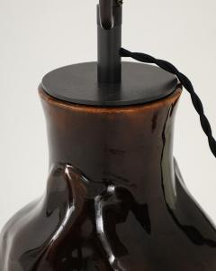 Glazed Ceramic Table Lamp France 20th C - 4207430