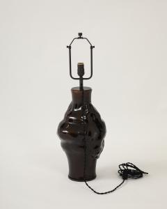 Glazed Ceramic Table Lamp France 20th C - 4207431