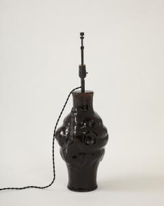 Glazed Ceramic Table Lamp France 20th C - 4207432