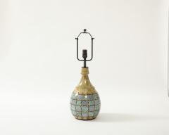 Glazed Ceramic Table Lamp France c 1960 - 3867213