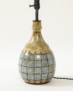 Glazed Ceramic Table Lamp France c 1960 - 3867221