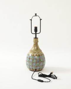 Glazed Ceramic Table Lamp France c 1960 - 3867222