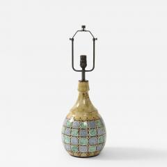 Glazed Ceramic Table Lamp France c 1960 - 3869473