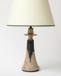 Glazed Ceramic Table Lamp France c 1960 - 4015689