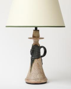 Glazed Ceramic Table Lamp France c 1960 - 4015693