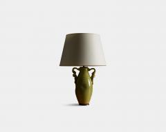 Glazed Ceramic Table Lamp Italy 20th C - 4693992