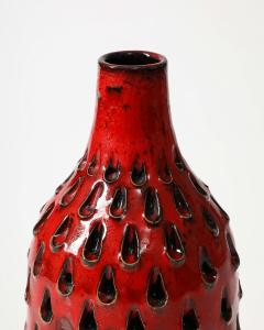 Glazed Ceramic Vase by Fratelli Fantiulacci for Studio Vase Italy c 1960 - 3740684