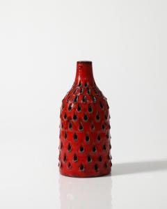 Glazed Ceramic Vase by Fratelli Fantiulacci for Studio Vase Italy c 1960 - 3740686