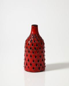 Glazed Ceramic Vase by Fratelli Fantiulacci for Studio Vase Italy c 1960 - 3740687