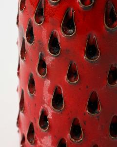 Glazed Ceramic Vase by Fratelli Fantiulacci for Studio Vase Italy c 1960 - 3740689