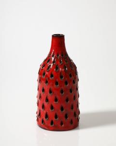 Glazed Ceramic Vase by Fratelli Fantiulacci for Studio Vase Italy c 1960 - 3740690