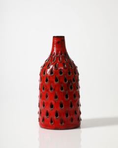 Glazed Ceramic Vase by Fratelli Fantiulacci for Studio Vase Italy c 1960 - 3740691