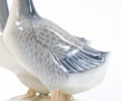 Glazed Porcelain Royal Copenhagen Decorative Pair Duck Decorative Sculpture - 3282809