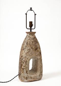 Glazed Stoneware Table Lamp France c 1960 - 3242848