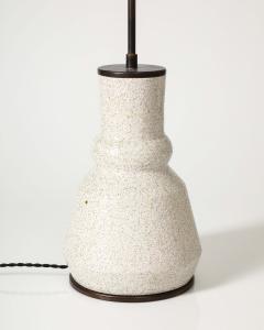 Glazed Stoneware Table Lamp United States 21st C - 3743780