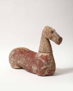 Glazed Terracotta Horse Torse Sculpture China Han Dynasty - 4819984