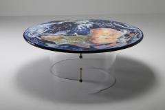 Globe Coffee Table with Plexi Base 1990s - 1555714
