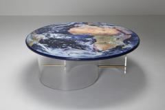 Globe Coffee Table with Plexi Base 1990s - 1555718