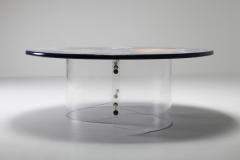 Globe Coffee Table with Plexi Base 1990s - 1555719