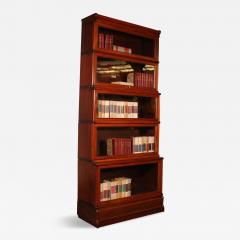 Globe Wernicke Bookcase Called Waterfall In Mahogany Of 5 Elements - 3671185