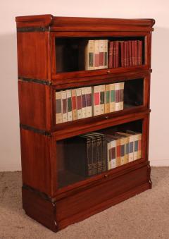 Globe Wernicke Bookcase In Mahogany Of 3 Elements - 3488114