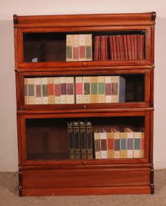 Globe Wernicke Bookcase In Mahogany Of 3 Elements - 3488115