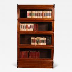 Globe Wernicke Bookcase In Mahogany Of 4 Elements - 3517426