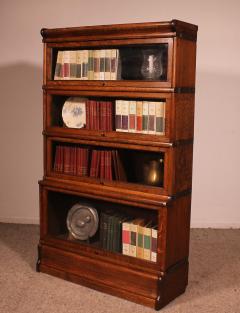 Globe Wernicke Bookcase In Oak Of 4 Elements - 3370509