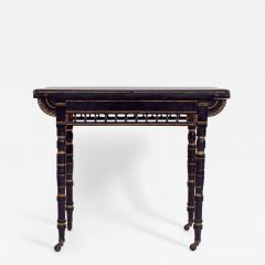 Godwin style ebonised table 19th c  - 4562547