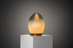 Goffredo Reggiani Goffredo Reggiani Glass Egg Table Lamp for Reggiani Illuminazione Italy 1960s - 4294814