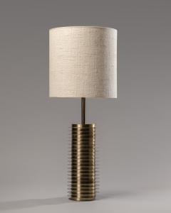 Goffredo Reggiani Goffredo Reggiani Table Lamp In Brass And Aluminium Italy 1970s  - 1903496