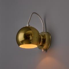Goffredo Reggiani Pair of 1970s Goffredo Reggiani Eyeball Adjustable Perforated Metal Wall Lamps - 4587377