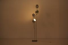 Goffredo Reggiani Reggiani 4 Head Chrome and Black Floor Lamp Italy 1960s - 1504757