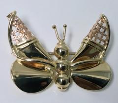 Gold Butterfly Brooch Italy 20th century - 1082661