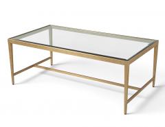 Gold Contemporary Coffee Table - 4792262