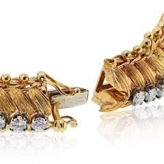 Gold Dia Platinum 18K Yellow Gold Bracelet - 4383062