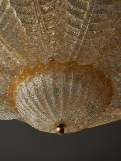 Gold Flower Murano Glass Chandelier - 2852315