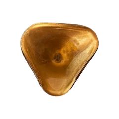 Gold Iridescent Murano Glass Bowl - 4190912