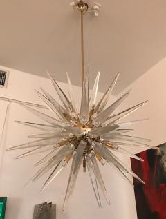 Gold Plated Sputnik Chandelier with Handblown Murano Glass - 514582