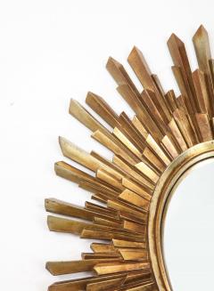 Gold Starburst Oval Mirror - 2242786