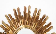 Gold Starburst Oval Mirror - 2242788