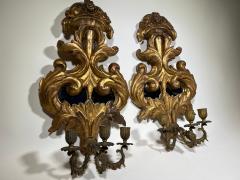 Gold sconces PAIR OF EARLY 19TH CENTURY SCONCES - 2838570