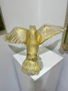 Golden Eagle from Murano Italy - 3920685