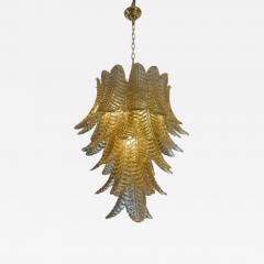 Golden Fern Lamp in Murano Glass - 4439854