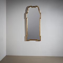 Golden Hollywood Regency Mirror from Palladio Italy Mid 20th Century - 4441381