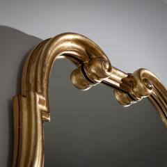 Golden Hollywood Regency Mirror from Palladio Italy Mid 20th Century - 4441385