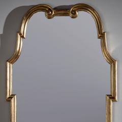 Golden Hollywood Regency Mirror from Palladio Italy Mid 20th Century - 4441387