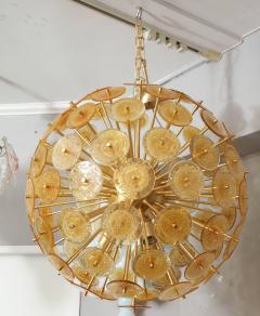 Golden Murano Mini Glass Disc Sputnik Chandelier - 4531009
